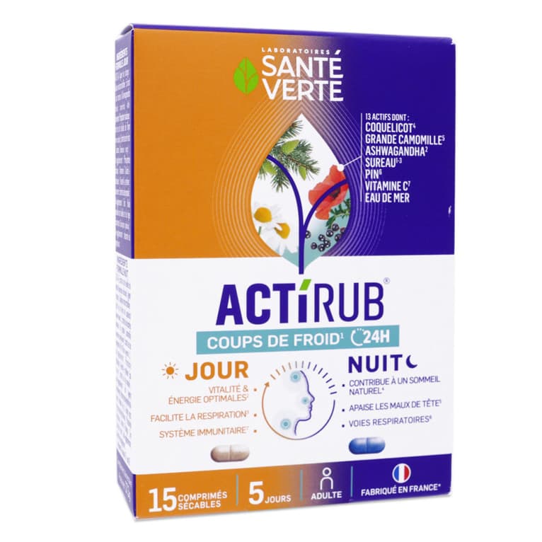 ACTIRUB JOUR NUIT 15CP