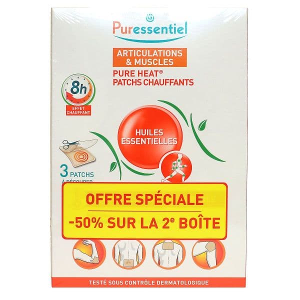 PURESSENTIEL ARTICUL MUSCLES PATCH CHAUFF 2/3