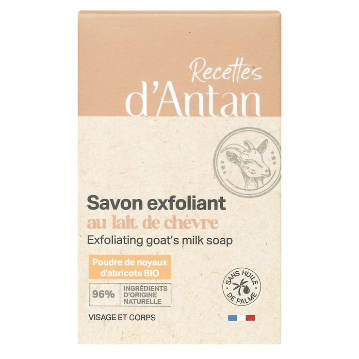 SAVON EXFOLIANT CHEVRE NOYAUT ABRICOTS 100G