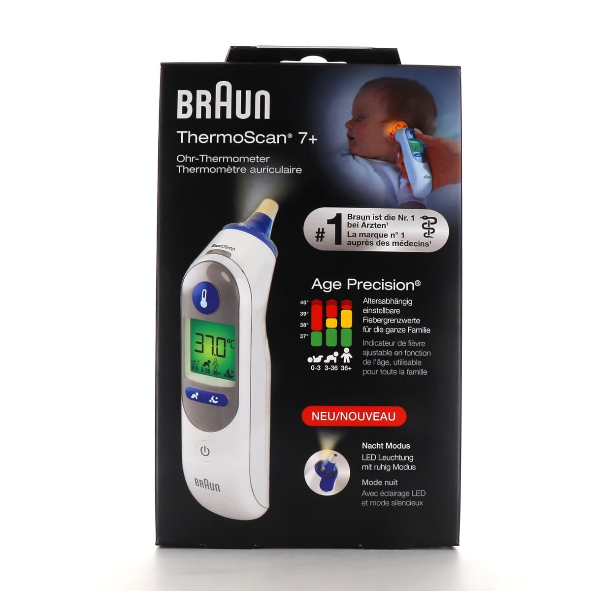BRAUN THERMOSC 7+ THERM AUR ELEC IRT6525