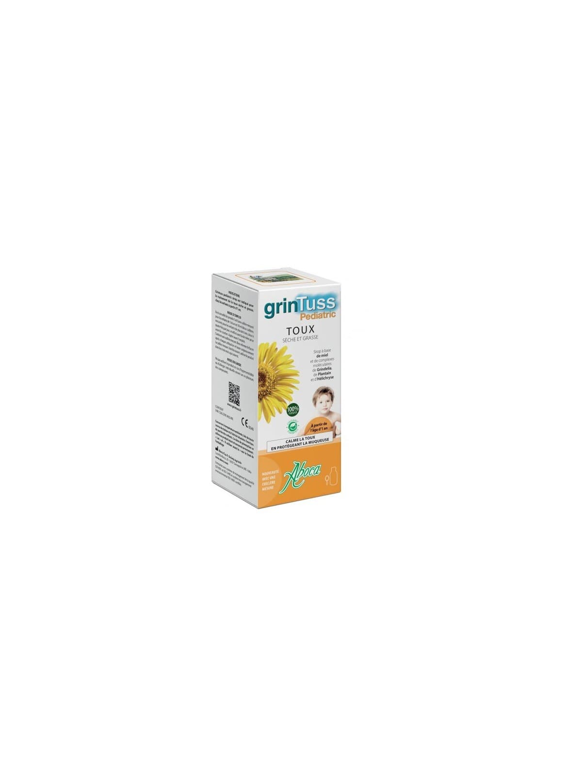Aboca GRINTUSS PEDIATRIC SP TX SECHE GRASSE FL/128G