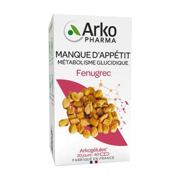 Arkopharma ARKOGELULES FENUGREC BIO GEL FL/40