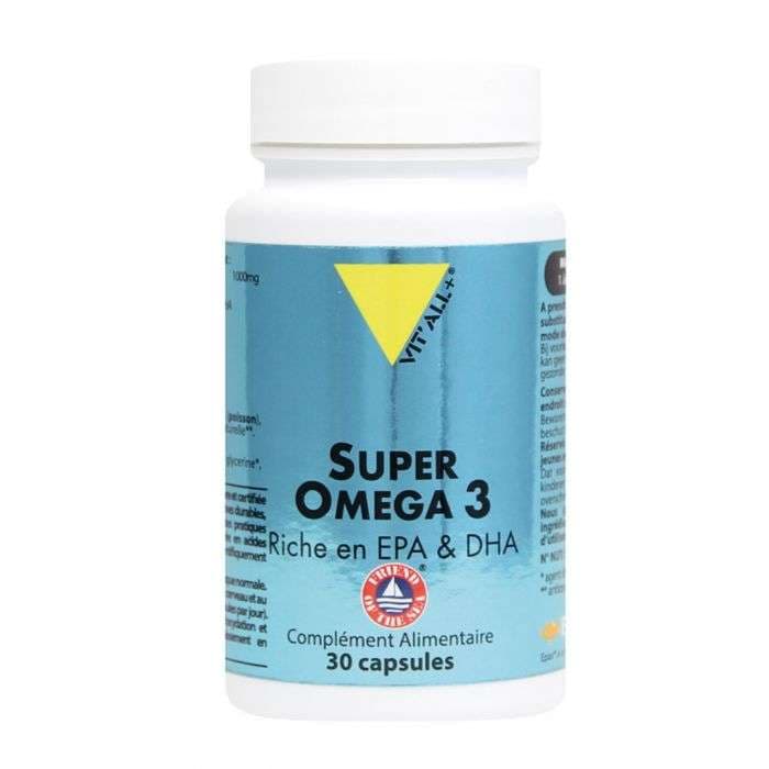 VIT'ALL+ SUPER OMEGA 3 30CAPS