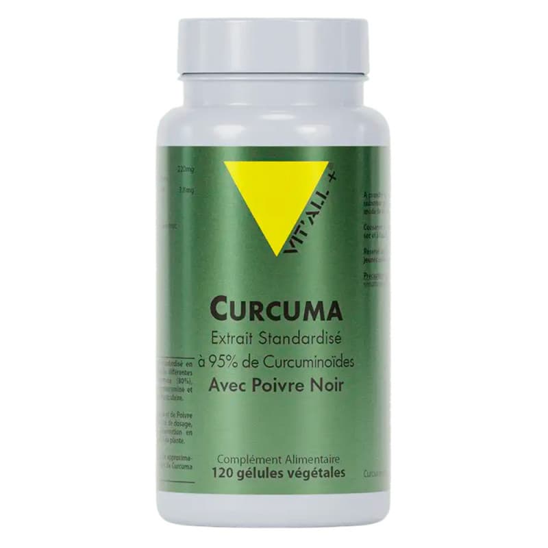 VITALL+ CURCUMA AVEC POIVRE NOIR 120G