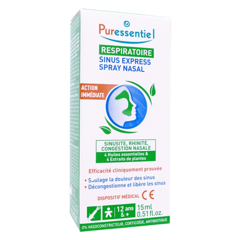 PURESSENTIEL RESPIRATOIRE SPRAY NAS SINU 15ML