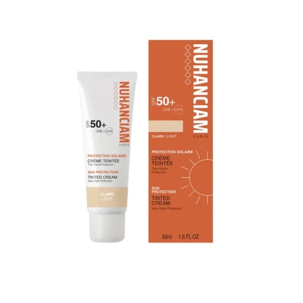 NUHANCIAM SPF50 CREME TEINTEE CLAIR 50ML