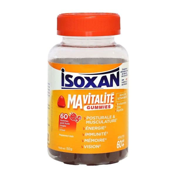 ISOXAN MA VITALITE 60+ 60 GUMMIES