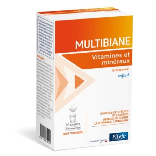 MULTIBIANE ENF VIT & MINERAUX PDR OR 20SACH