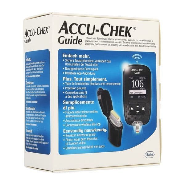 ACCU CHEK GUIDE KIT GLYC MG/DL B/1