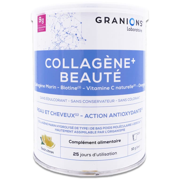 GRANIONS COLLAGENE BEAUTE PDR CITRON 25J 255G