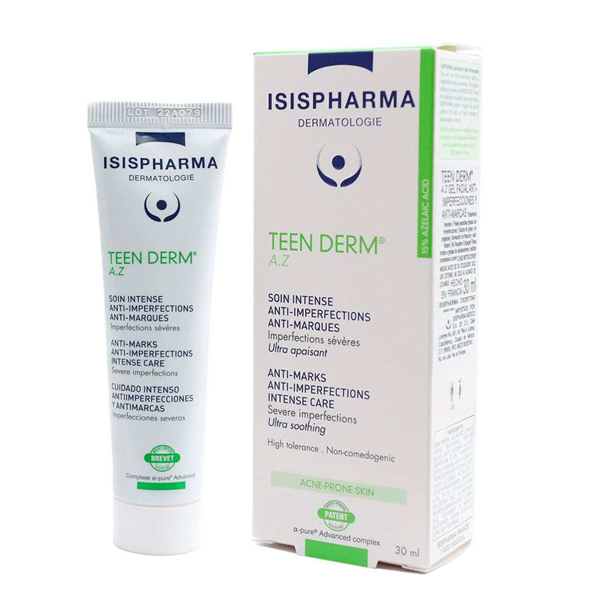 TEEN DERM A.Z CR SOIN INT ANTI-IMP MARQ 30ML