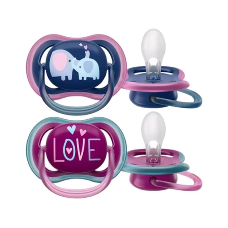 AVENT SUCETTE ULTRA 18 MIXTE X2