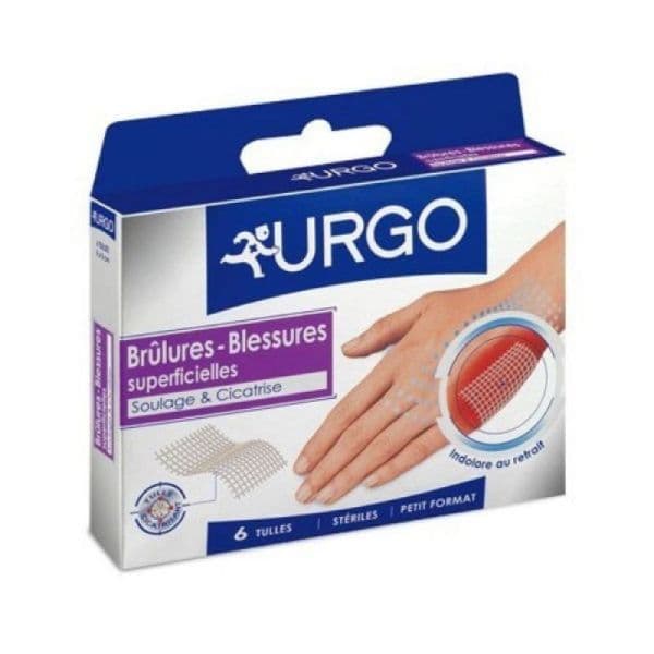 Urgo URGO BRULURES TULLE 8X8CM B/4