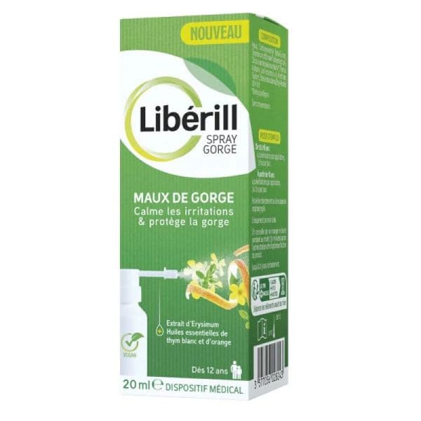 LIBERILL SPRAY GORGE AD ENF +12ANS FL/20ML