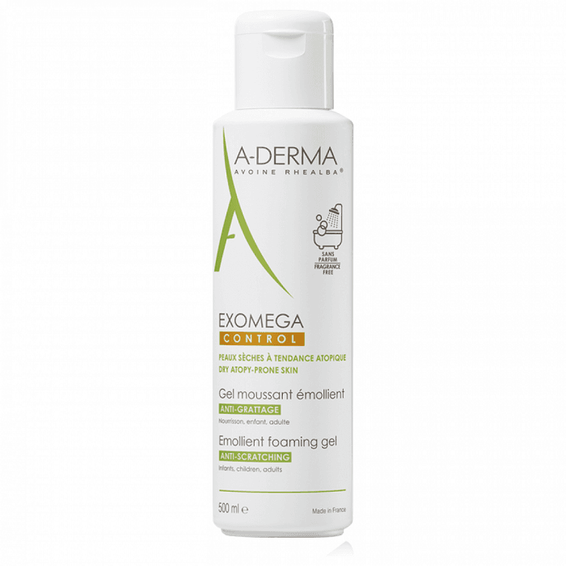 ADERMA EXOMEGA CONTROL GEL MOUSS EMOL 500ML