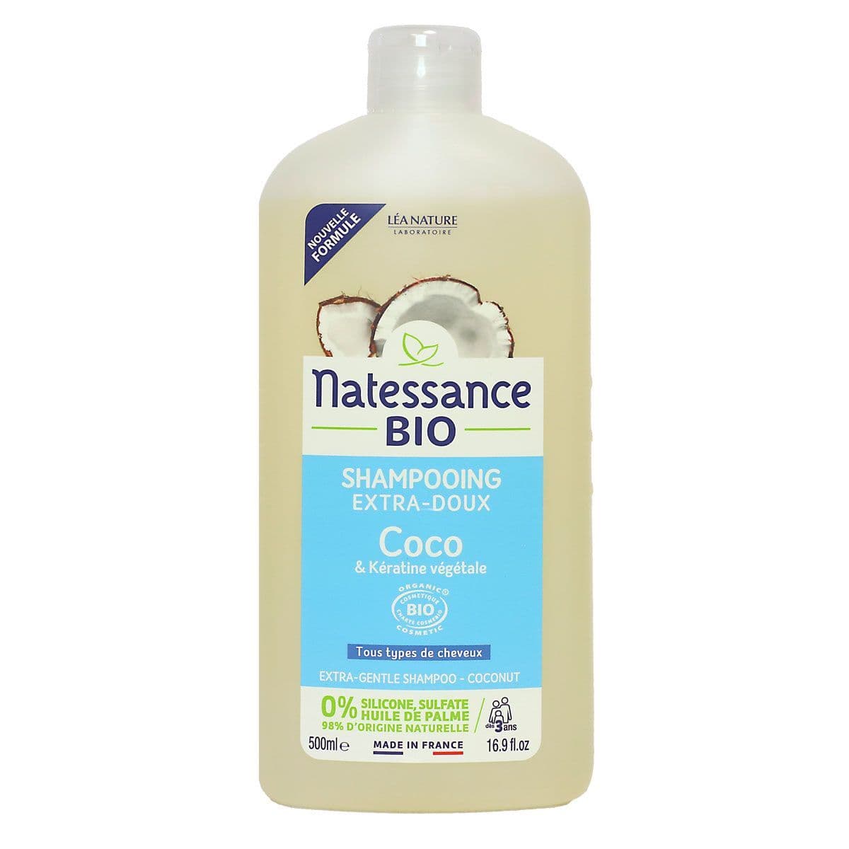 NATESSANCE COCO KERATINE SHAMP FL/500ML