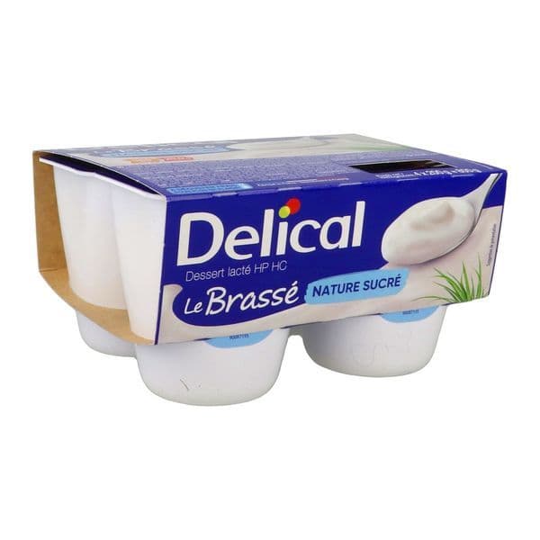 Lactalis Nutrition Santé DELICAL LE BRASSE HPHC NUTRIM NATURE 4/200G