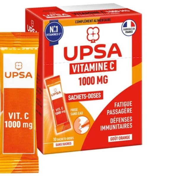 UPSA VIT C 1000 PDR 10SACH