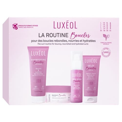Luxéol LUXEOL TRSSE ROUTINE BOUCLES FORMAT VOYAGE
