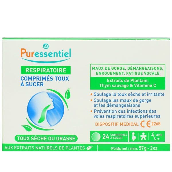 PURESSENTIEL RESPIRATOIRE CPR SUC TOUX B/24