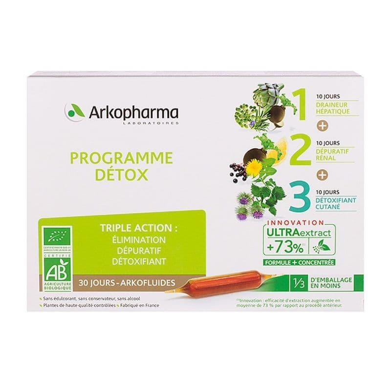 ARKOFLUIDE BIO ULTRAEXT COFFR PROG DETOX 3X10