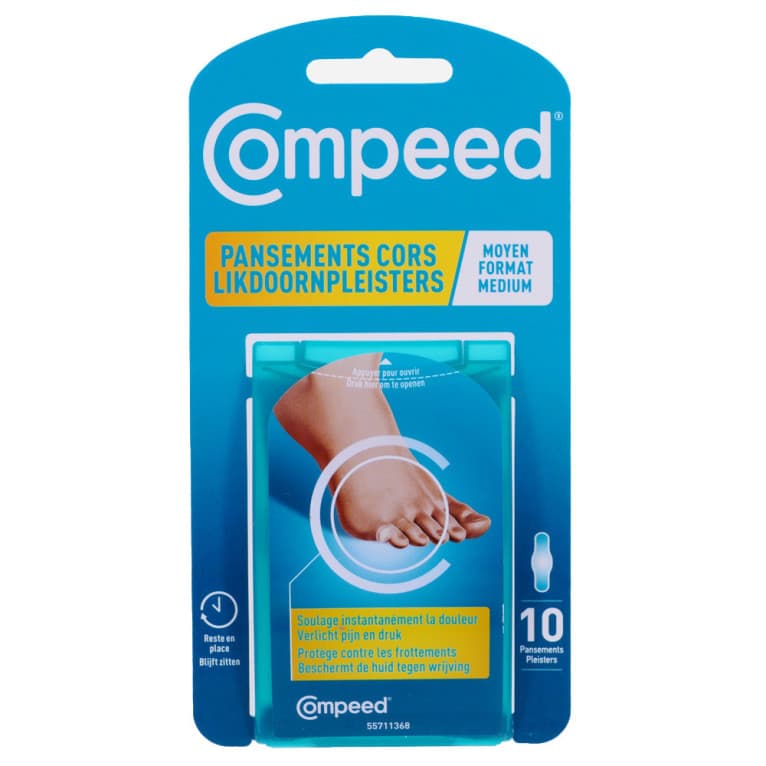 COMPEED SOIN PIED PANS CORS MOY B/10