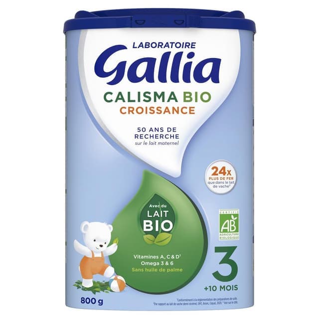 GALLIA CALISMA CROISSANCE BIO 800G