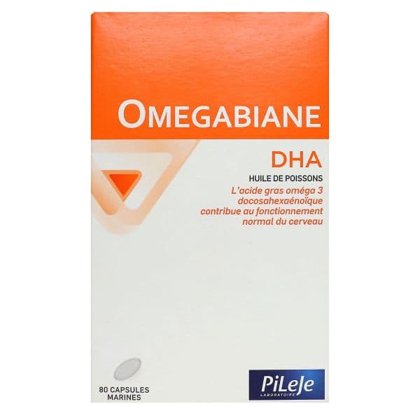 Pileje OMEGABIANE HUILE DHA CAPS B/80