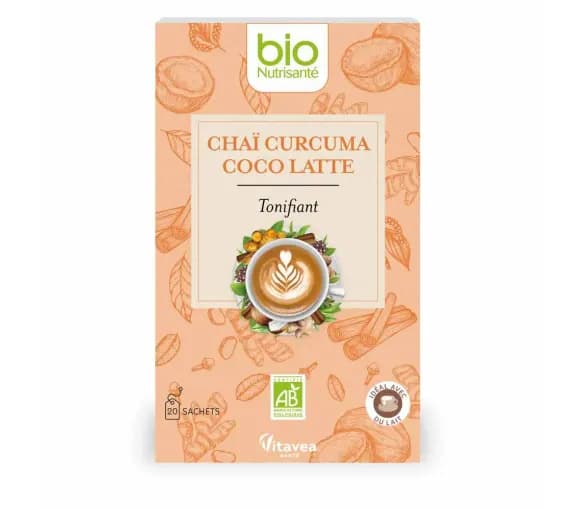 Havea Pharma NUTRISANTE INFUS BIO THE CHAI CURCUMA COCO 20