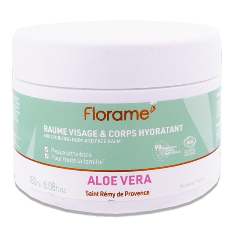 FLORAME ALOE VERA BAUME HYDRATANT VIS/CORPS 180ML