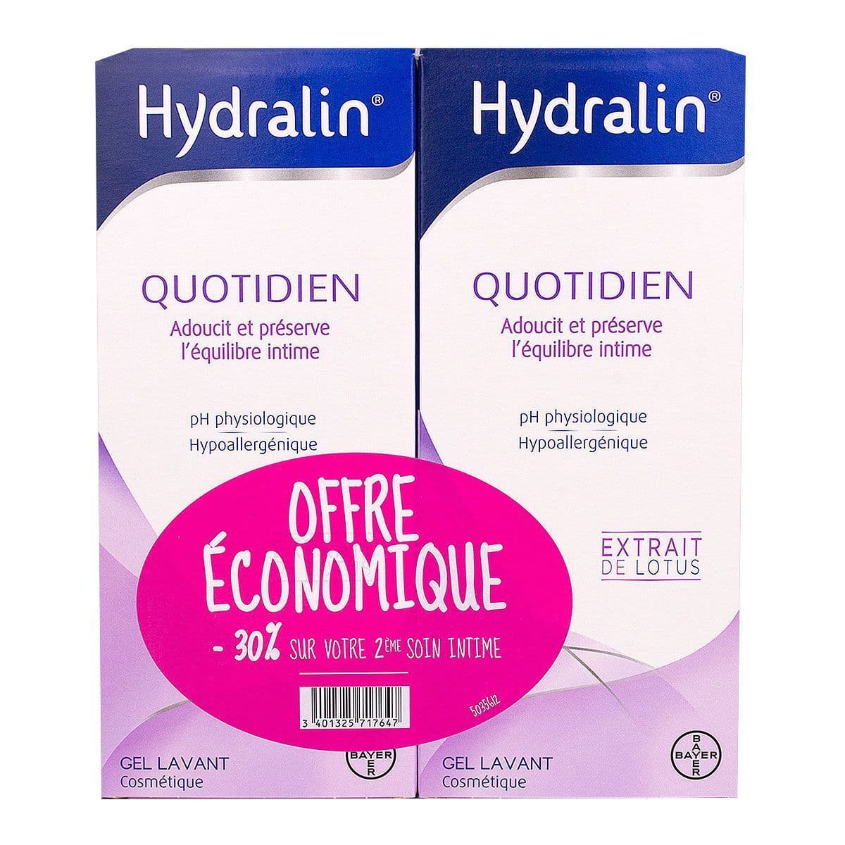HYDRALIN QUOTIDIEN GEL LAV US INT 2FL/400ML
