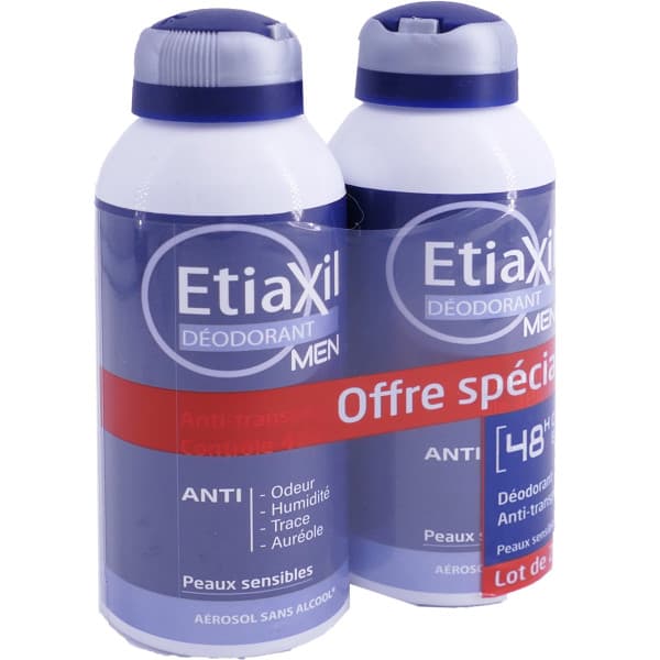 ETIAXIL HOMME DEOD 48H 2AER/150ML