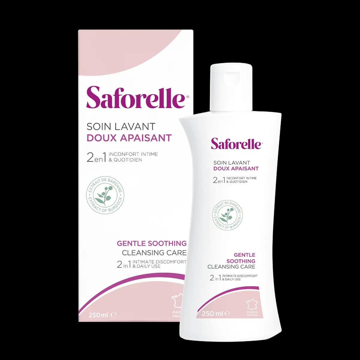 Biocodex SAFORELLE SOL SOIN LAV DOUX FL/250ML