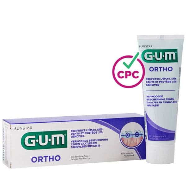 GUM ORTHO GEL DTF T/75ML