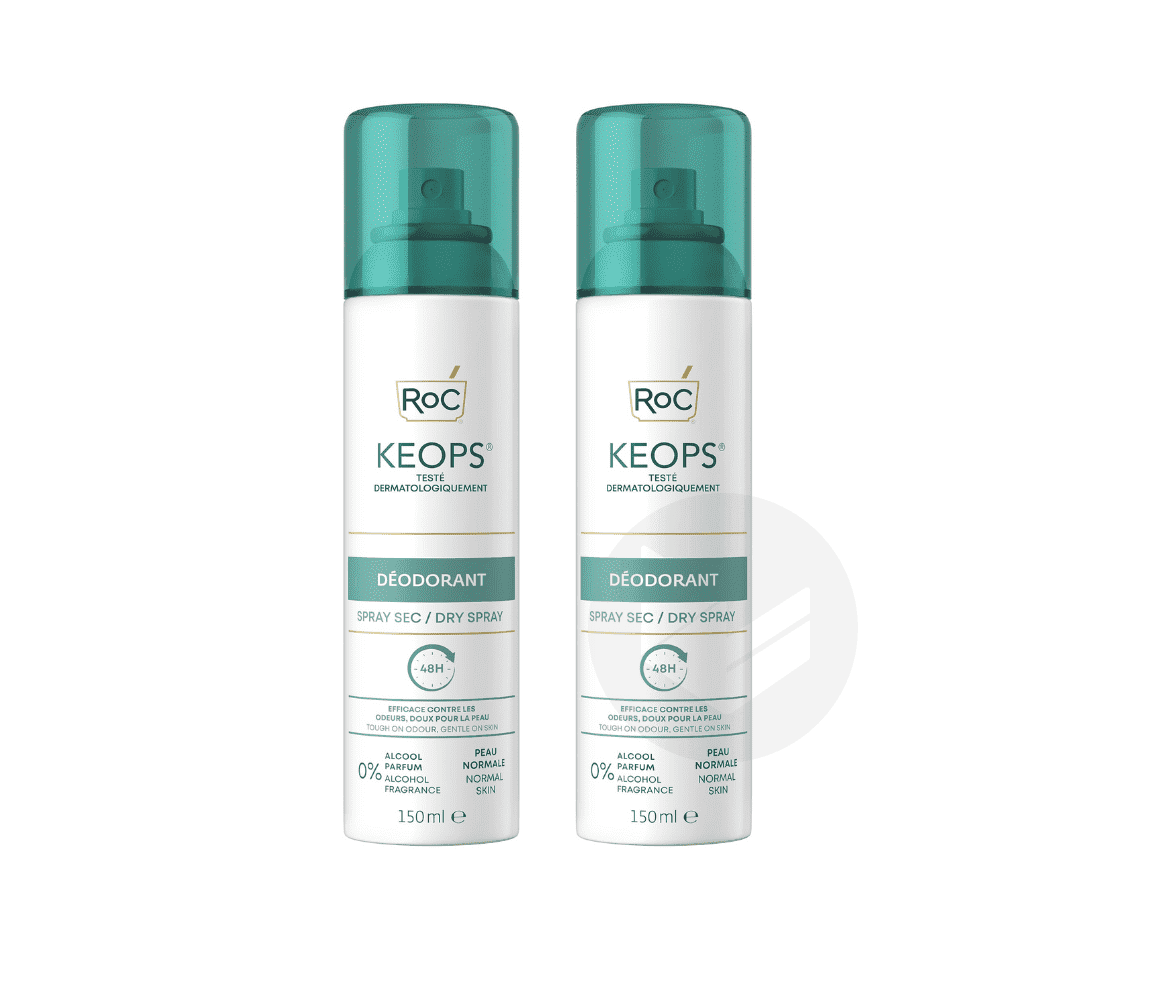 KEOPS DEOD SEC 24H 2SPRAY/150ML