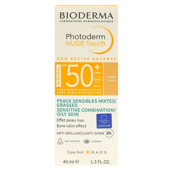 Naos Bioderma PHOTODERM NUDE TOUCH SPF50+ CR CLAIRE FL/40ML