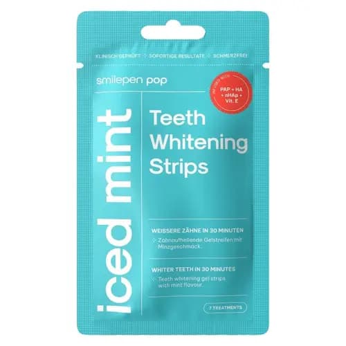 POP BANDES BLANCHEUR DENTS MENTHE 7X2