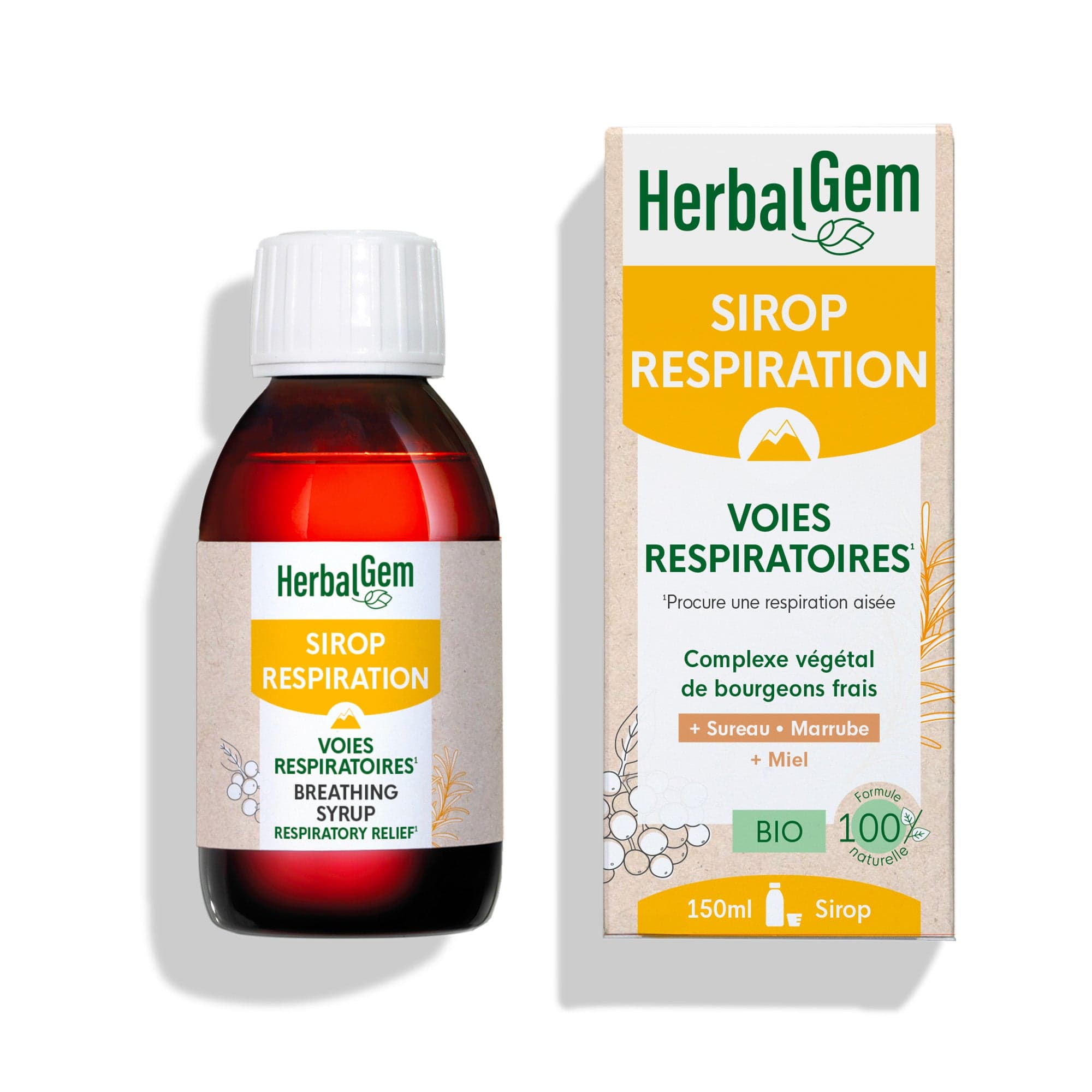 Pranarôm HERBALGEM SP BIO RESPIR FL/150ML