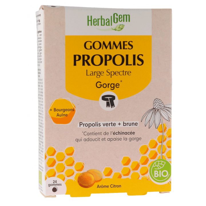 HERBALGEM PROPOLIS GOM BIO B/24