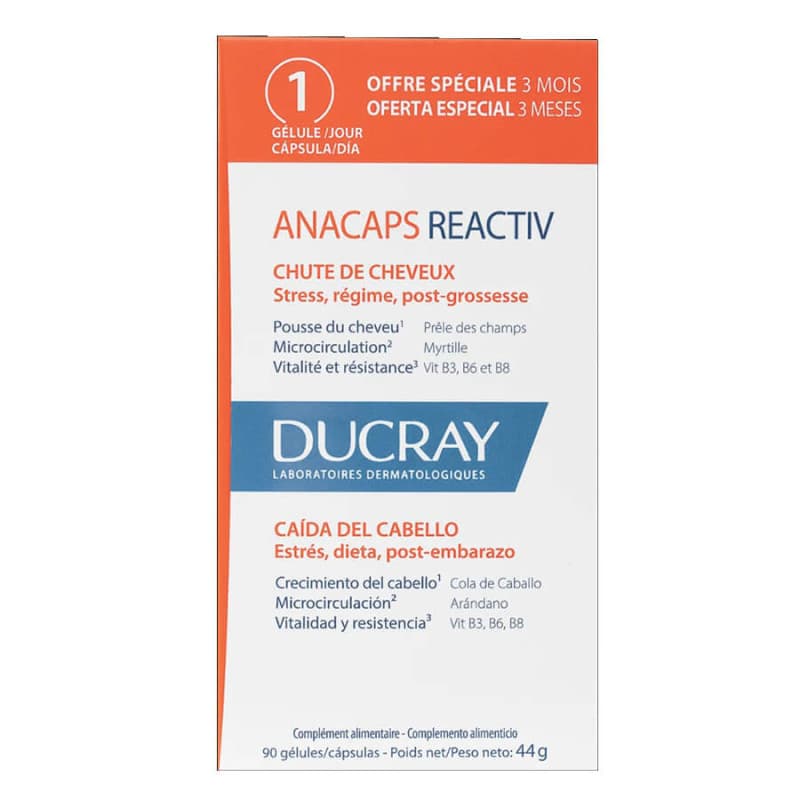 ANACAPS REACTIV CAPS CURE CPLETE 3 MOIS B/90