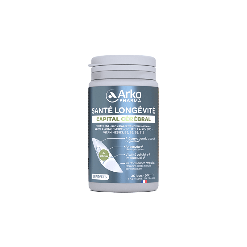 ARKO SANTE LONGEVITE CAPITAL CEREBRAL 60 GELULES