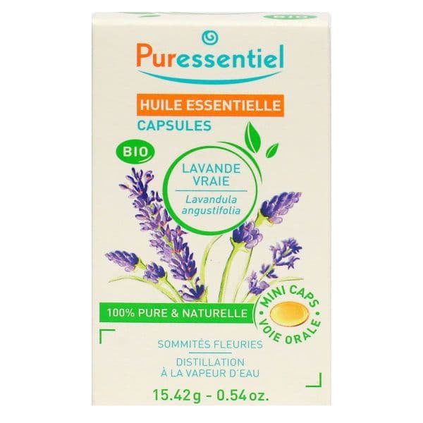 PURESSENTIEL HEBBD CAPS LAVANDE VR BIO B/60