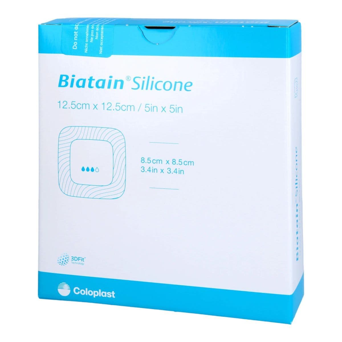 BIATAIN SILICONE PANS HYDR ALV 12,5X12,5 10
