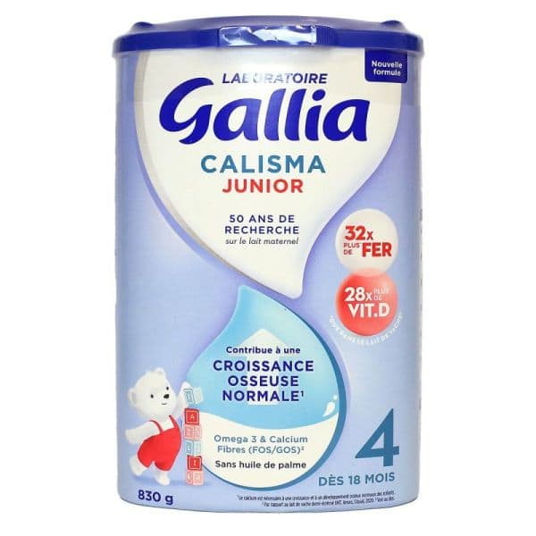 GALLIA CALISMA JUNIOR LAIT PDR B/830G