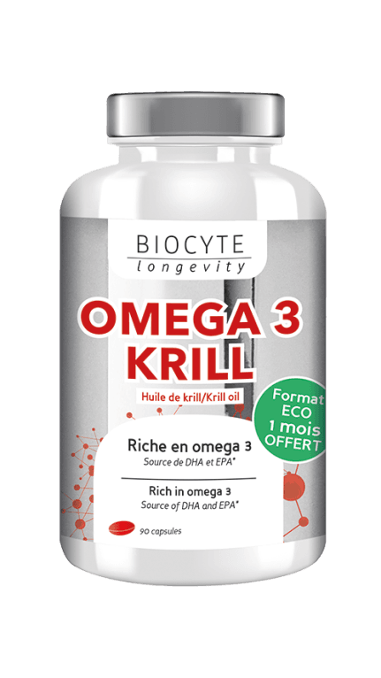 BIOCYTE OMEGA 3 KRILL 500MG CAPS B/90