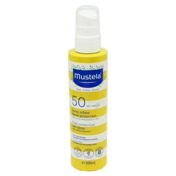 MUSTELA SOLAIRE SPF50+ SPRAY SOL FAMILL 200ML