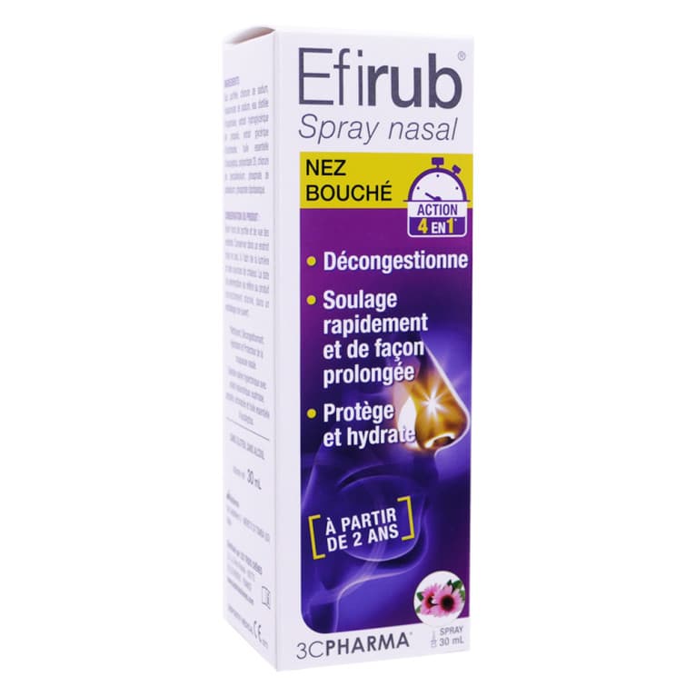 Les Trois Chênes EFIRUB SPRAY NASAL FL/30ML