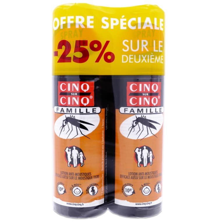 CINQ SUR CINQ SPRAY FAMILLE 2FL/100ML