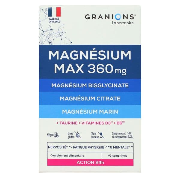 Ea Pharma Equilibre Attitude GRANIONS MAGNESIUM MAX 360MG CPR B/90