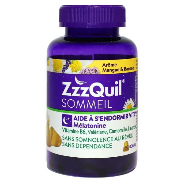 ZZZQUIL MANG BANAN 60GOMMES